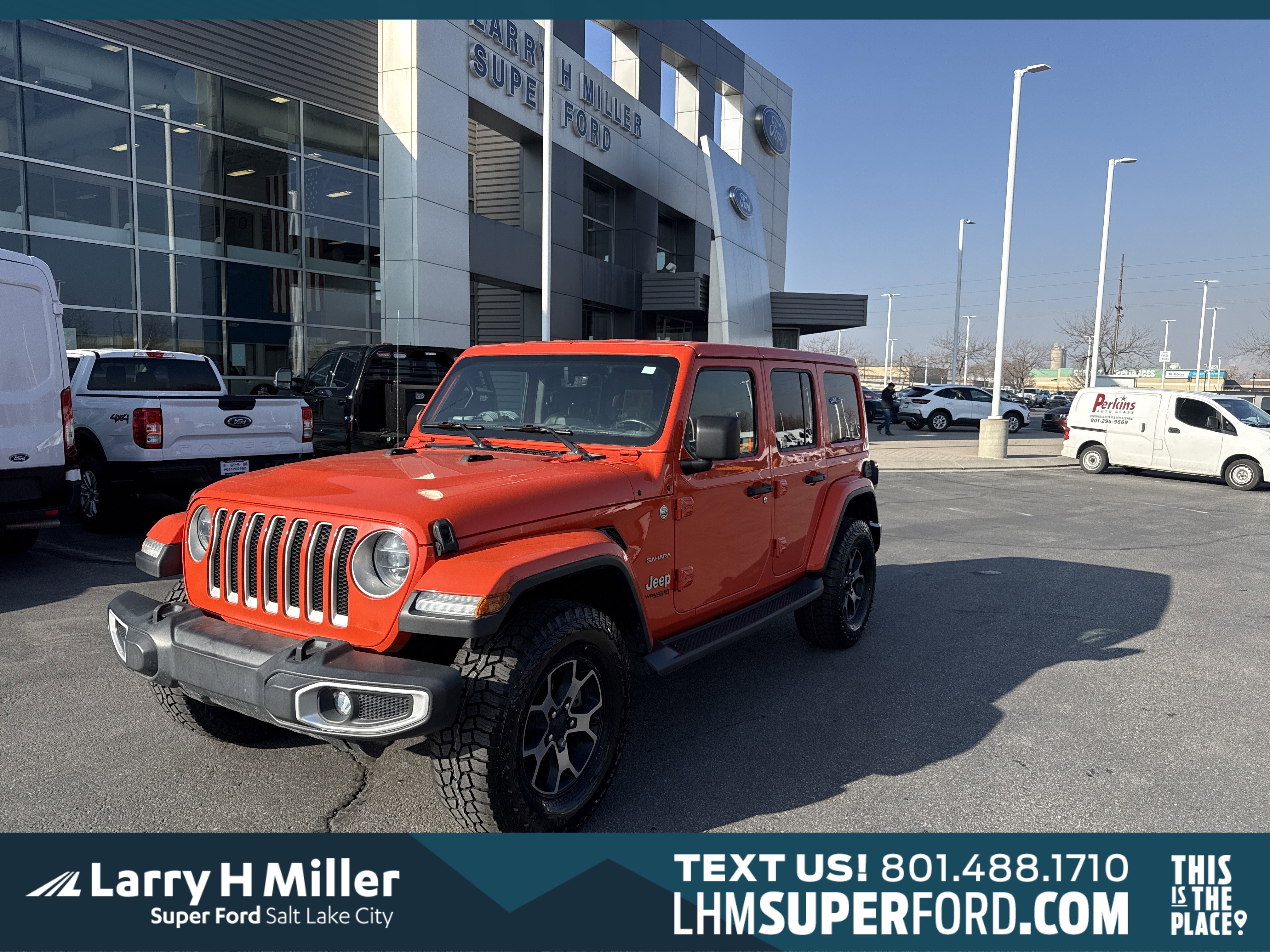 Used 2019 Jeep Wrangler Unlimited Sahara w/ Uconnect 4C Nav & Sound Group image 1