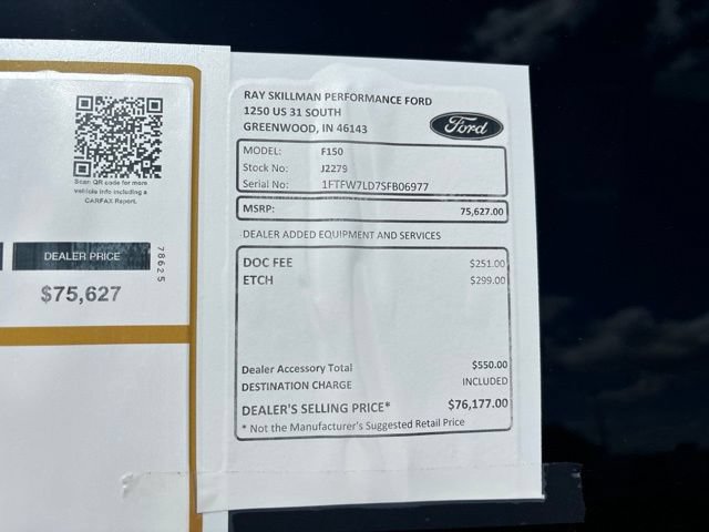 Certified 2025 Ford F150 Platinum AWD/4WD image 4