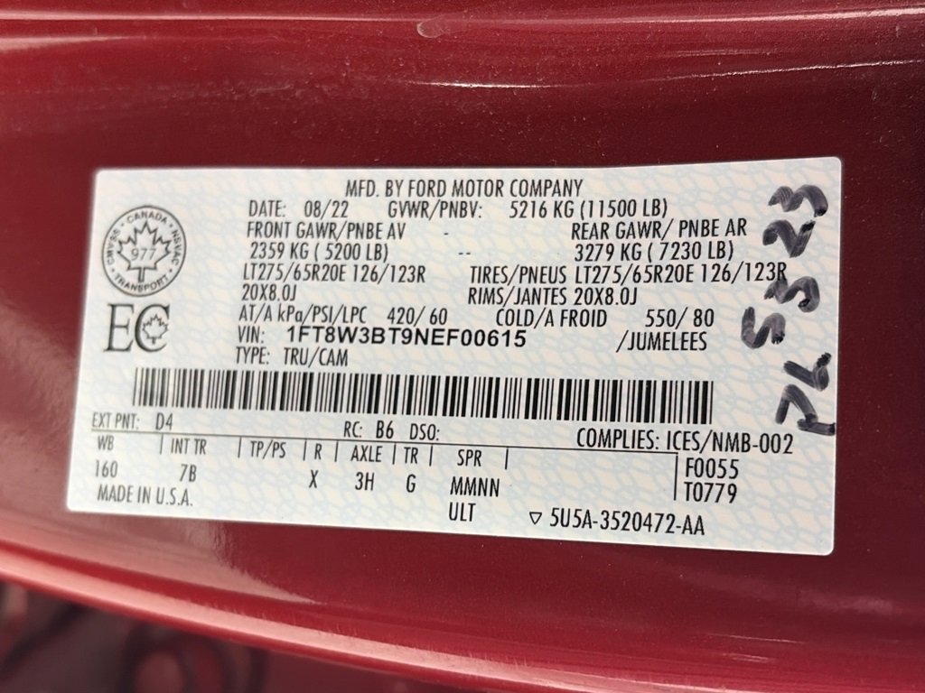 Certified 2022 Ford F350 Platinum image 9