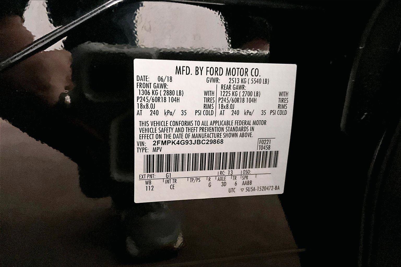 Certified 2018 Ford Edge SE image 32