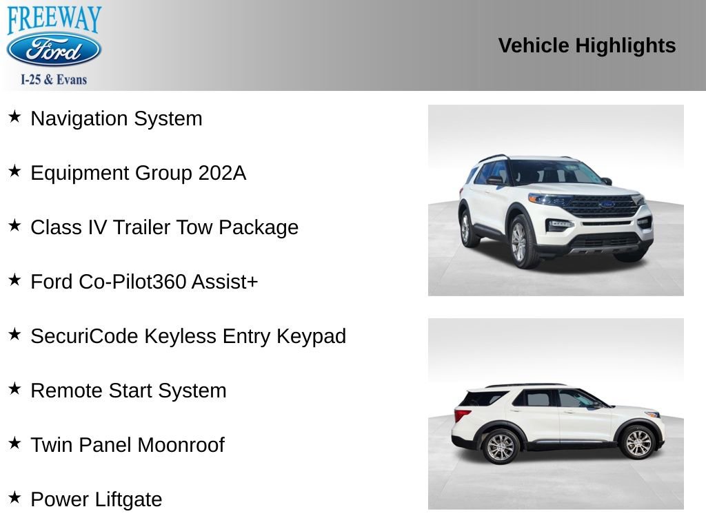 Certified 2023 Ford Explorer XLT w/ Equipment Group 202A image 3