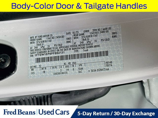 Certified 2023 Ford F150 XLT w/ Equipment Group 302A High AWD/4WD image 38