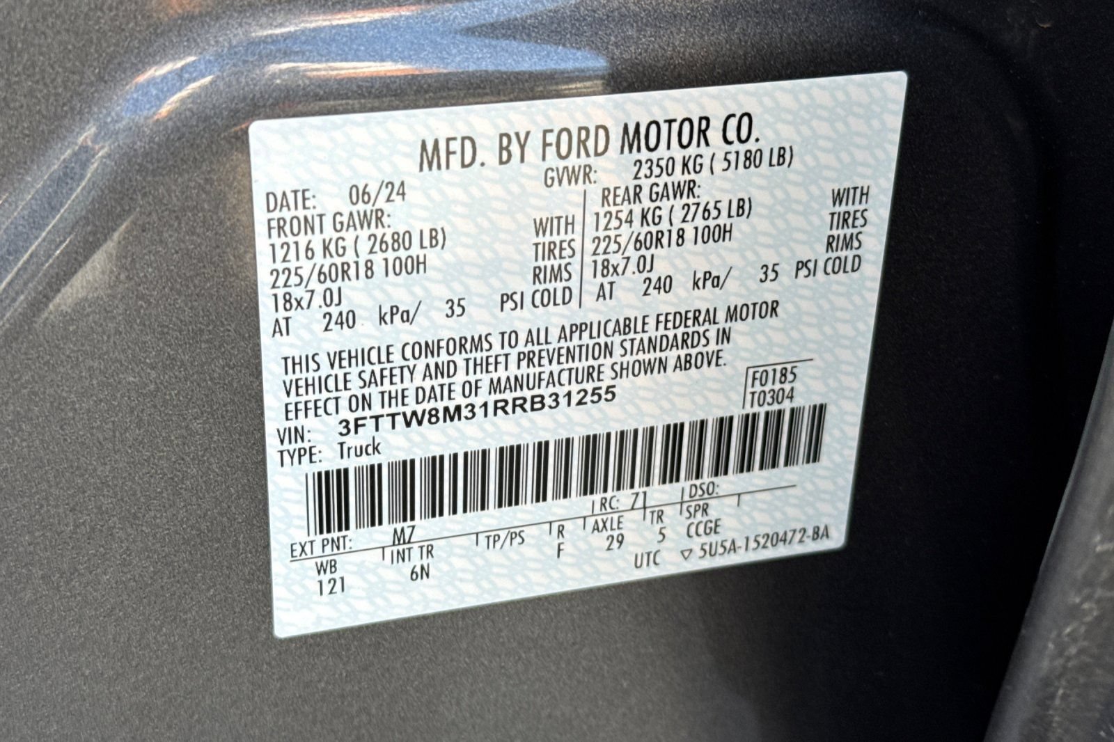 Certified 2024 Ford Maverick Lariat FWD image 29