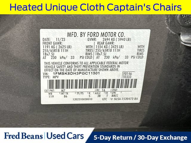 Certified 2023 Ford Explorer XLT w/ Class IV Trailer Tow Package AWD/4WD image 38