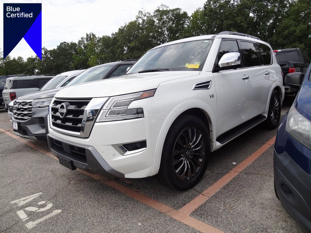 Used 2022 Nissan Armada Platinum w/ Captain's Chairs Package