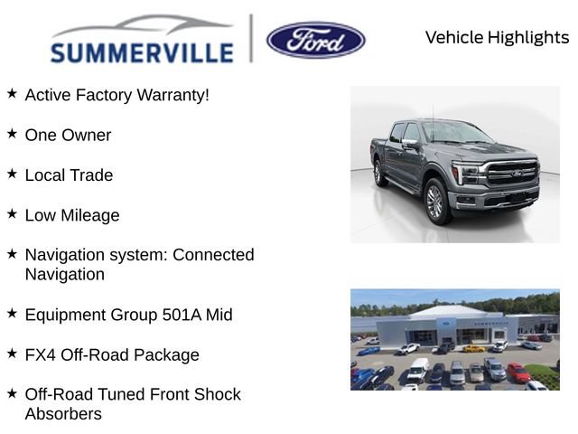 Certified 2025 Ford F150 Lariat w/ Equipment Group 501A Mid AWD/4WD image 2