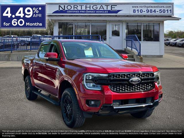 Certified 2025 Ford Ranger Lariat w/ FX4 Off-Road Package AWD/4WD image 1