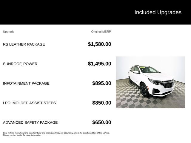 Used 2022 Chevrolet Equinox RS w/ RS Leather Package image 6