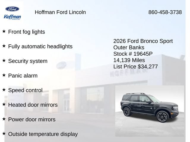 Certified 2026 Ford Bronco Sport Outer Banks AWD/4WD image 29