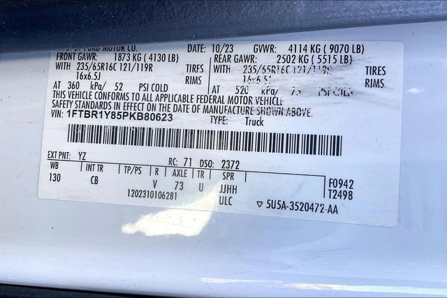 Certified 2023 Ford Transit 250 Low Roof w/ Exterior Upgrade Package image 31