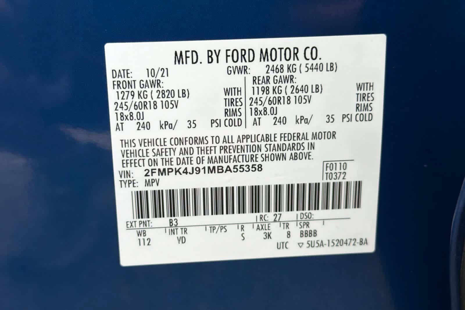Certified 2021 Ford Edge SEL AWD/4WD image 29