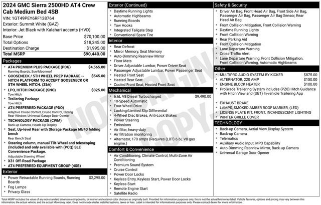 Used 2024 GMC Sierra 2500 AT4 w/ AT4 Premium Plus Package AWD/4WD image 33