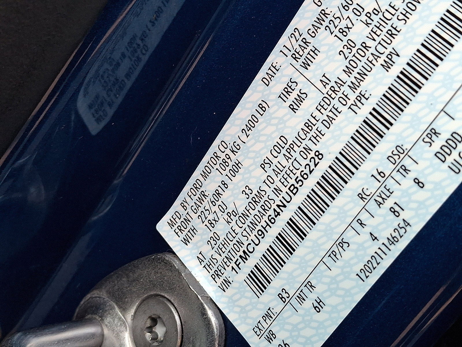 Certified 2022 Ford Escape SEL image 27