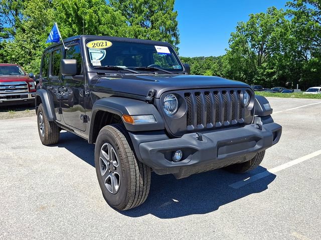 Used 2021 Jeep Wrangler Unlimited Sport w/ Sun And Sound Package AWD/4WD image 2
