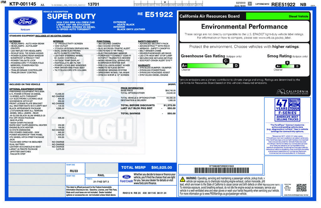 Certified 2024 Ford F250 Lariat w/ Lariat Ultimate Package AWD/4WD image 5