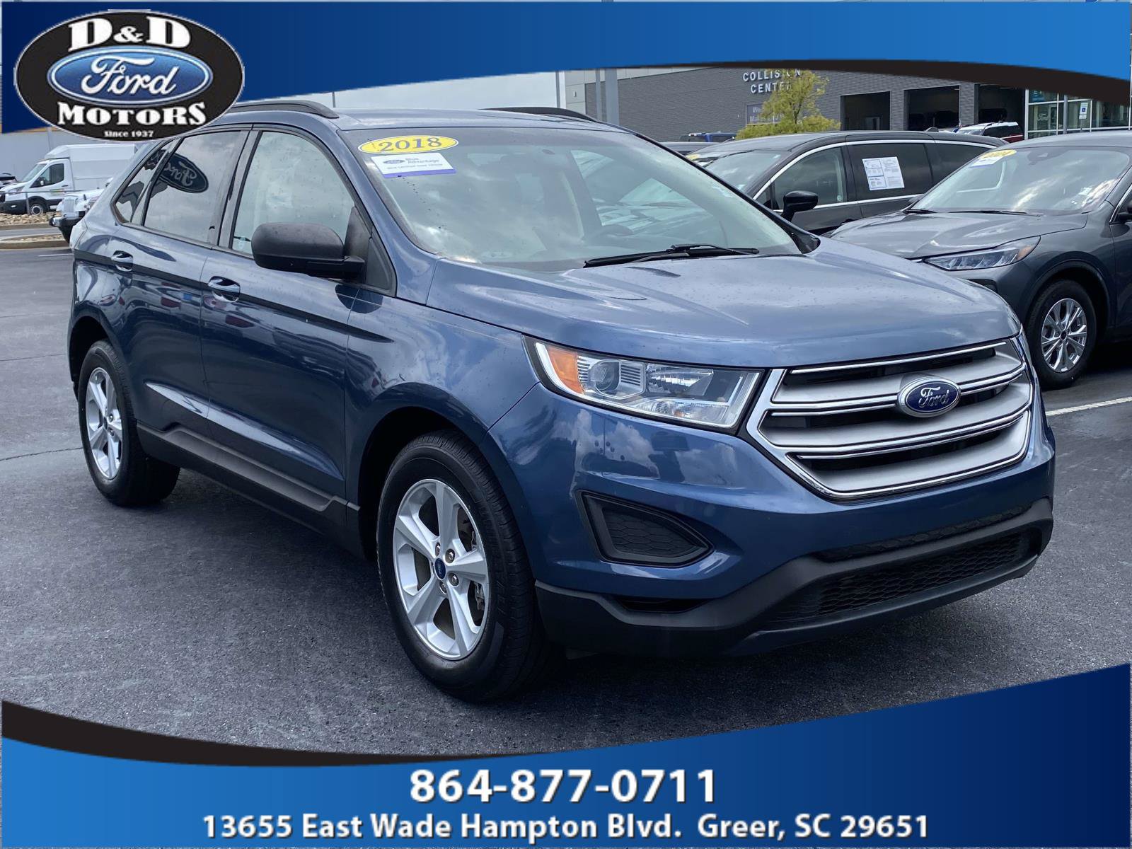 Certified 2018 Ford Edge SE