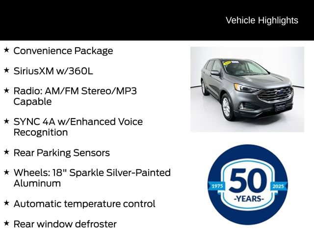 Certified 2022 Ford Edge SEL w/ Convenience Package AWD/4WD image 11