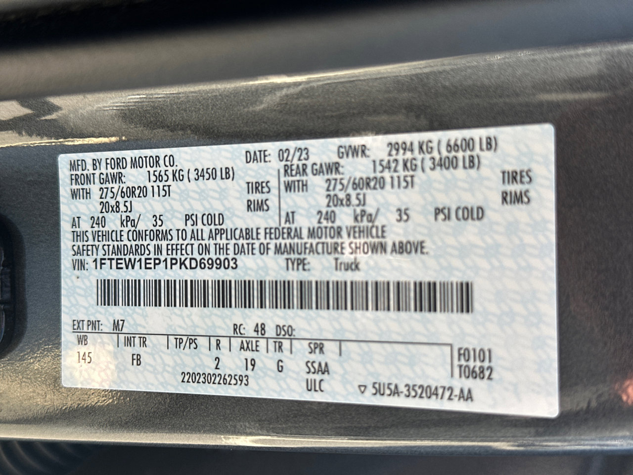 Certified 2023 Ford F150 XLT w/ Equipment Group 302A High AWD/4WD image 34