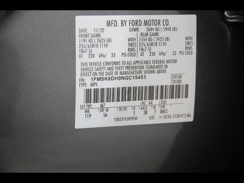 Certified 2022 Ford Explorer XLT w/ Equipment Group 202A image 25