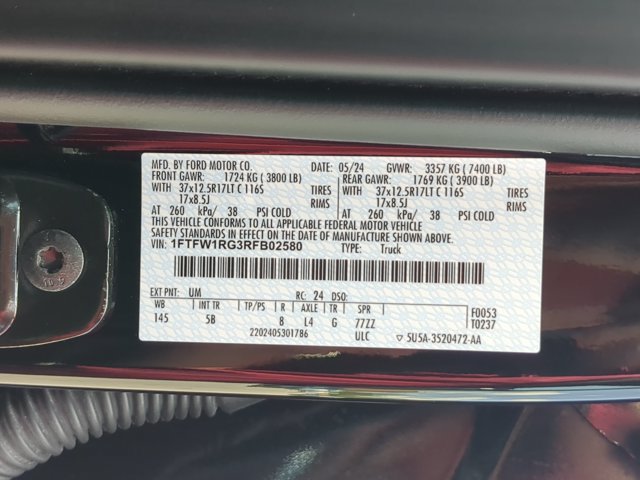 Certified 2024 Ford F150 Raptor AWD/4WD image 30