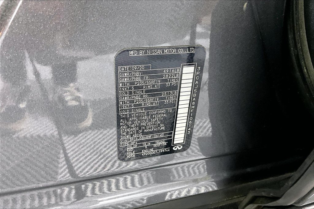 Used 2021 INFINITI QX50 Luxe FWD image 32