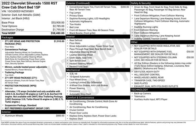 Used 2022 Chevrolet Silverado 1500 RST image 18