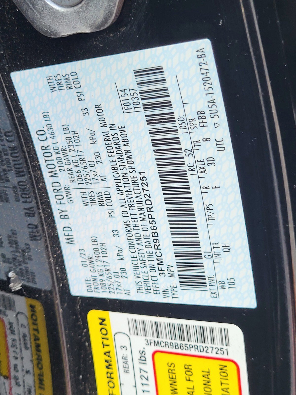 Certified 2023 Ford Bronco Sport Big Bend w/ Convenience Package image 33