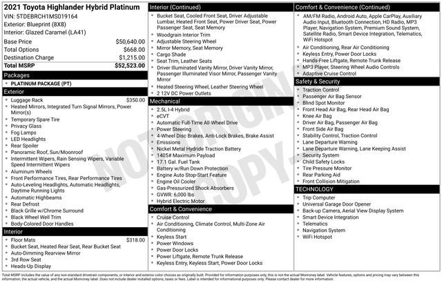Used 2021 Toyota Highlander Platinum image 3