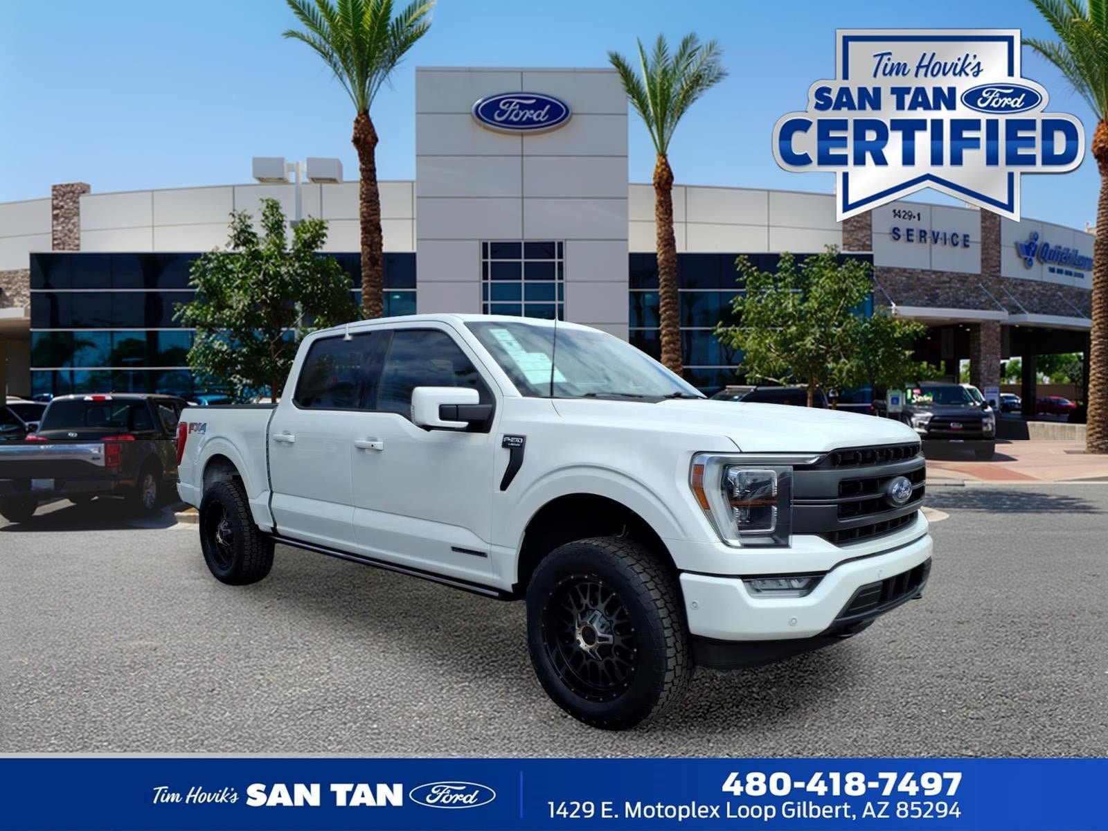 Certified 2022 Ford F150 Lariat w/ Equipment Group 502A High AWD/4WD image 1