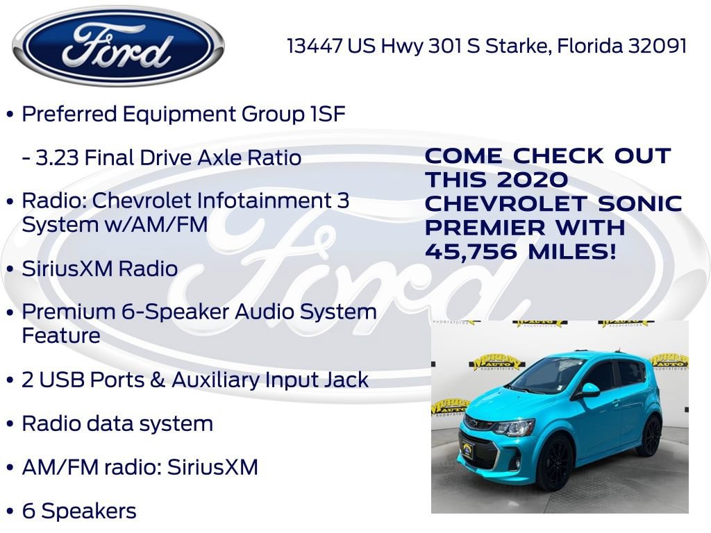 Used 2020 Chevrolet Sonic Premier FWD image 17