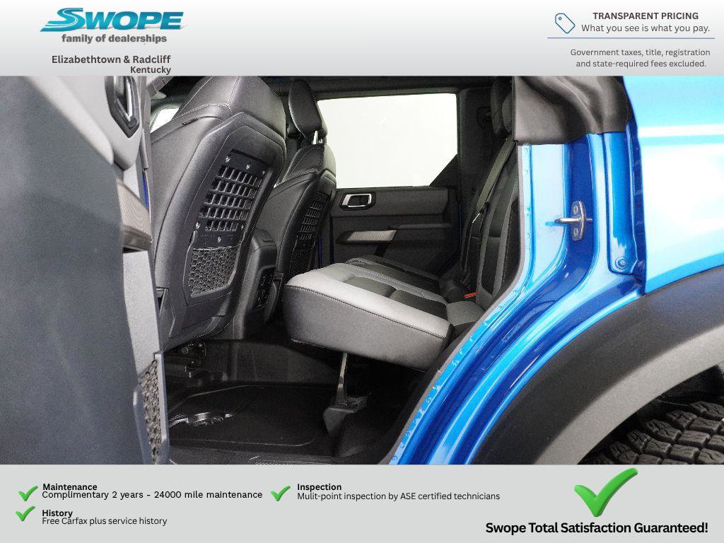 Certified 2023 Ford Bronco Black Diamond w/ Sasquatch Package AWD/4WD image 11