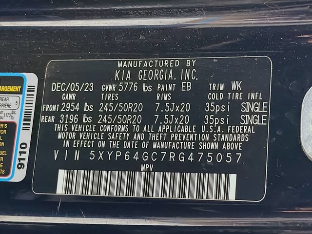 Used 2024 Kia Telluride S w/ S Sunroof Package FWD image 40