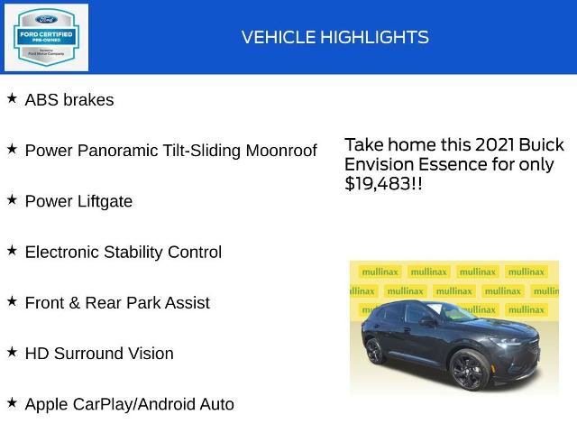 Used 2021 Buick Envision Essence w/ Technology Package I AWD/4WD image 19