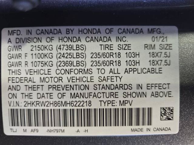 Used 2021 Honda CR-V EX-L image 21