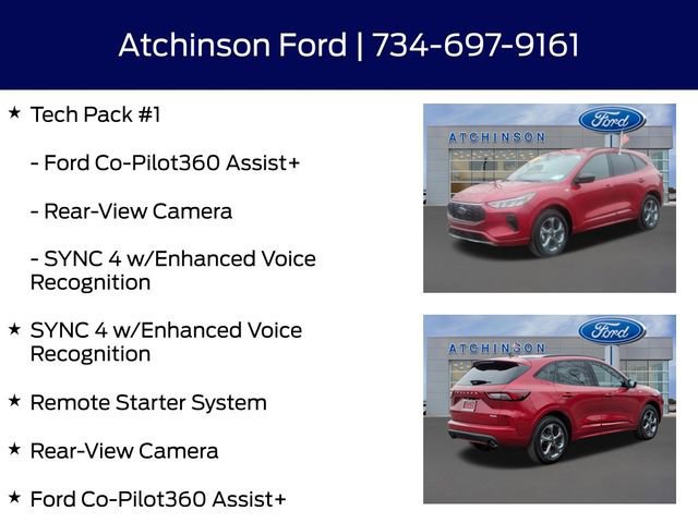 Certified 2024 Ford Escape ST-Line w/ Tech Pack #1 image 17
