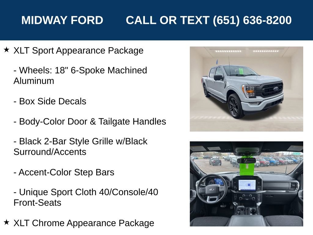 Certified 2023 Ford F150 XLT w/ Equipment Group 302A High AWD/4WD image 31