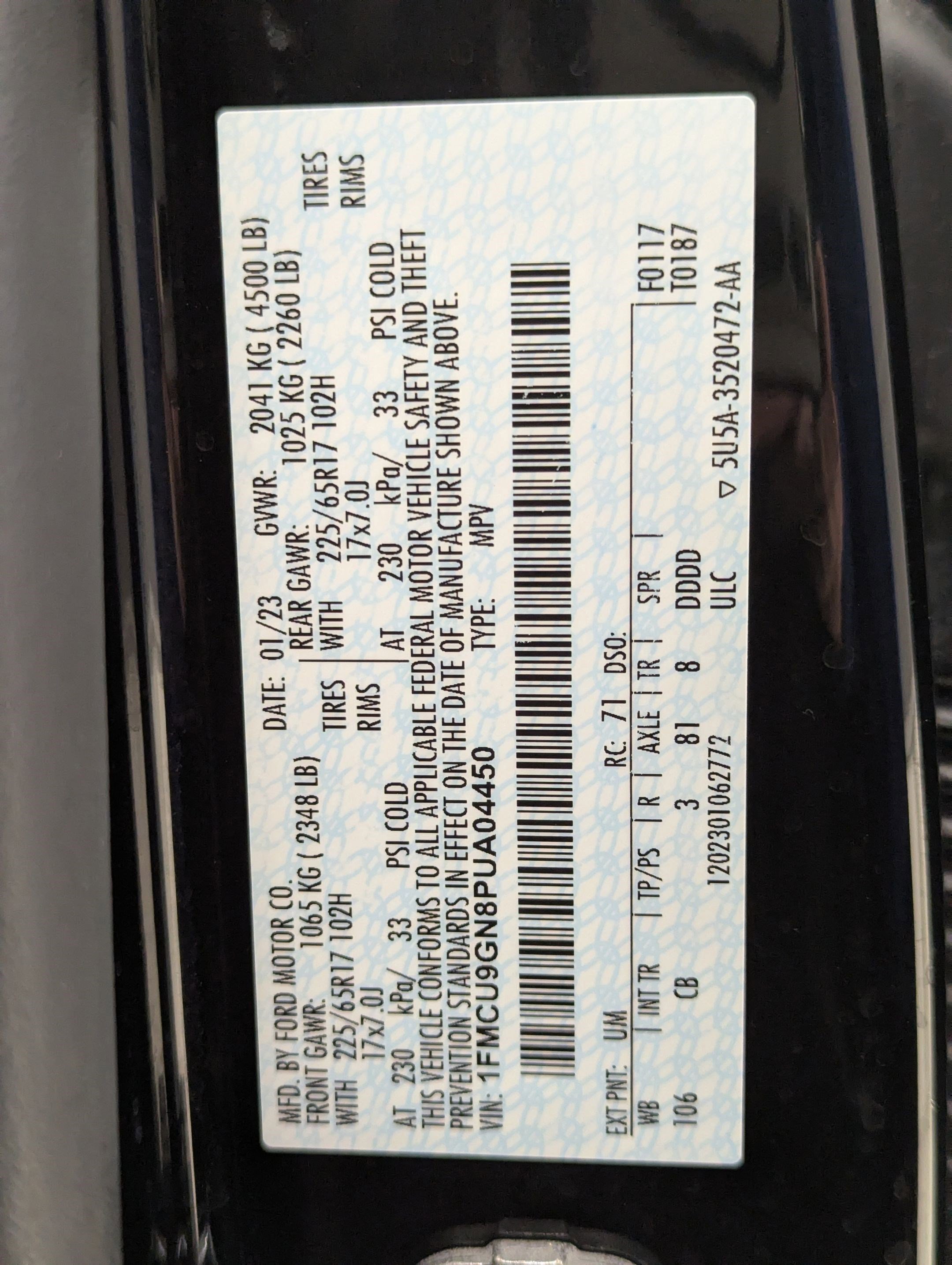 Certified 2023 Ford Escape Active image 19