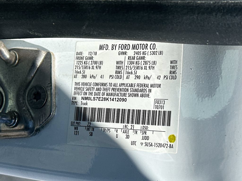 Certified 2019 Ford Transit Connect XL FWD image 27