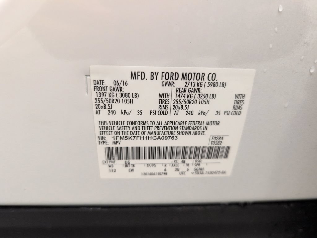 Certified 2017 Ford Explorer Limited w/ Equipment Group 301A FWD image 43