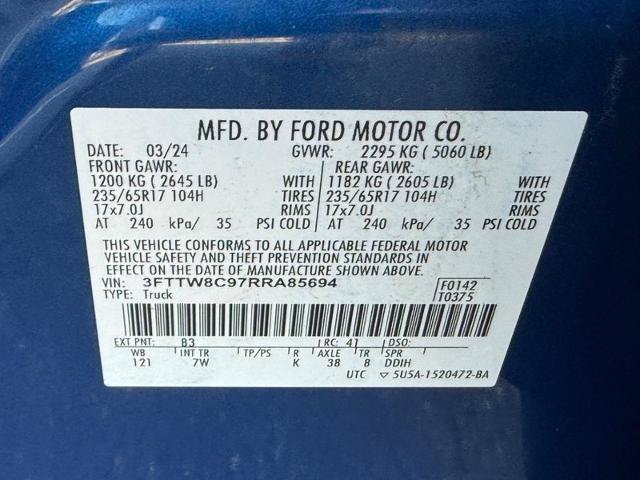 Certified 2024 Ford Maverick Tremor w/ Tremor Off-Road Package AWD/4WD image 19