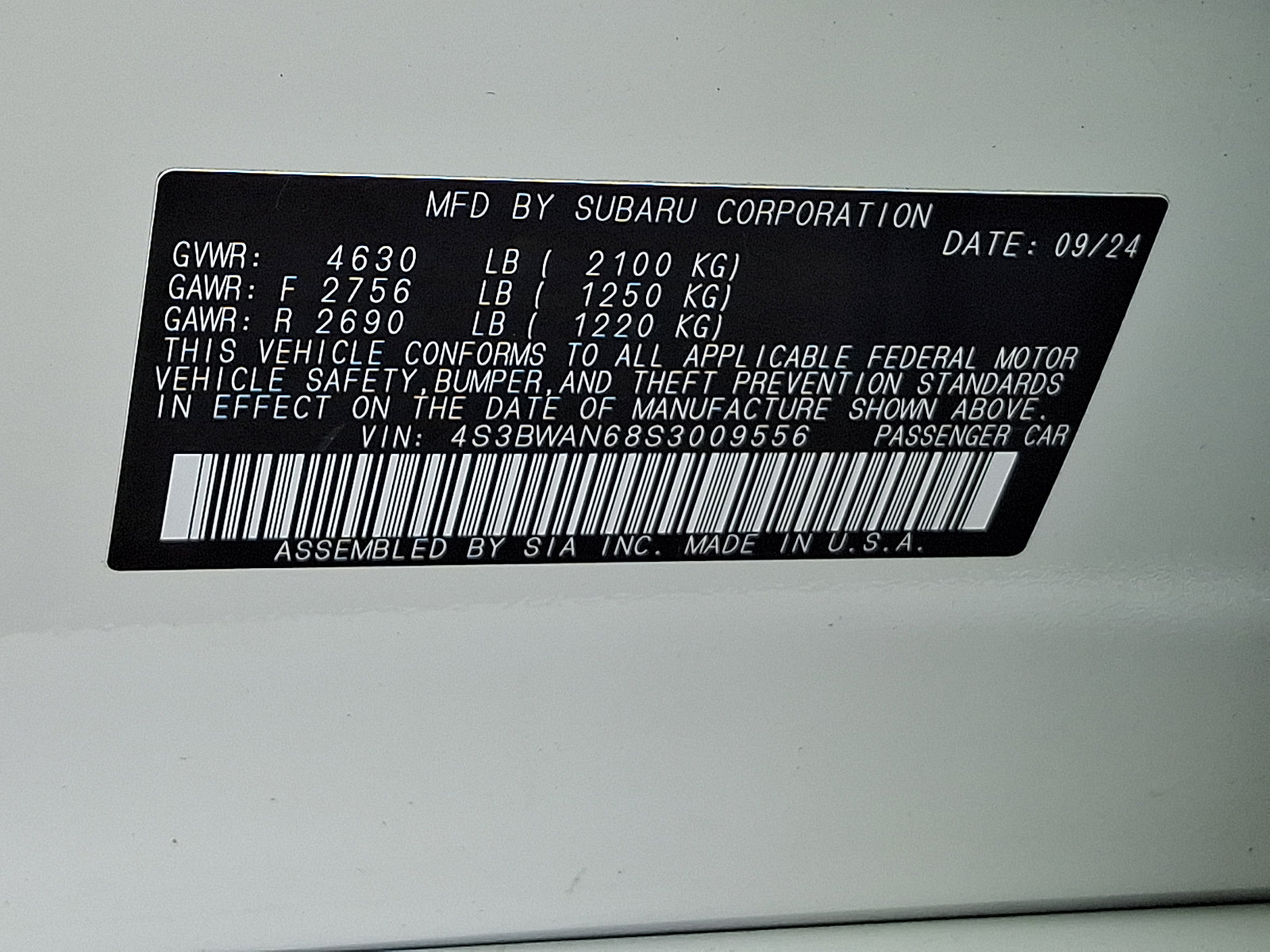 Used 2025 Subaru Legacy Limited AWD/4WD image 28