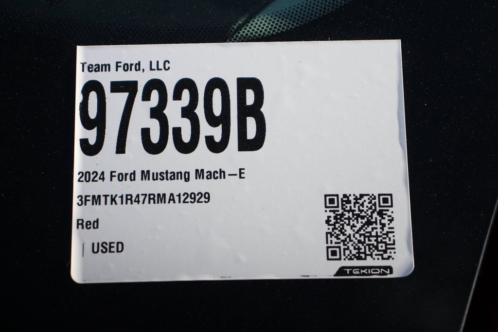 Certified 2024 Ford Mustang Mach-E Select RWD image 30