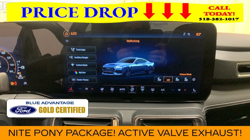 Certified 2025 Ford Mustang GT Premium w/ Mustang Nite Pony Package RWD image 29