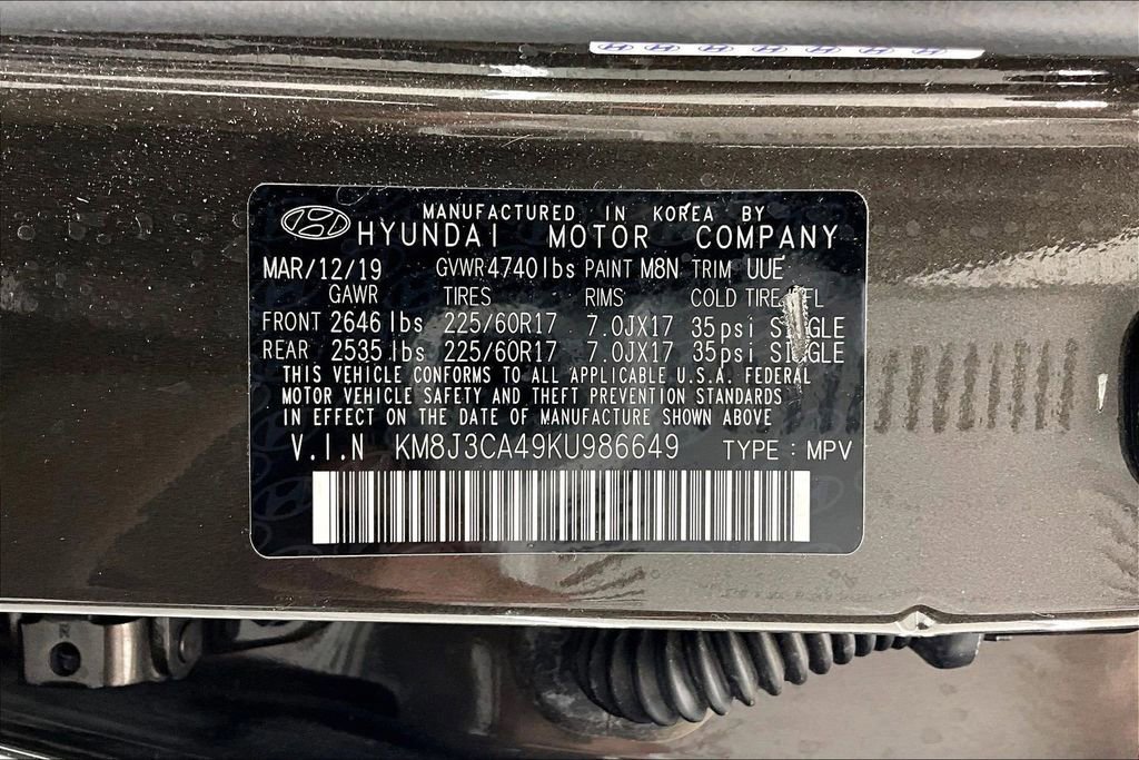 Used 2019 Hyundai Tucson Value w/ Cargo Package AWD/4WD image 34