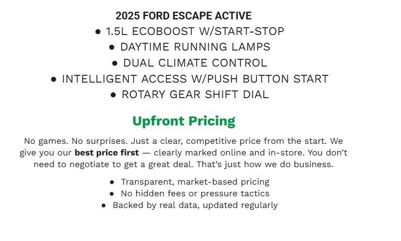 Certified 2025 Ford Escape Active image 2