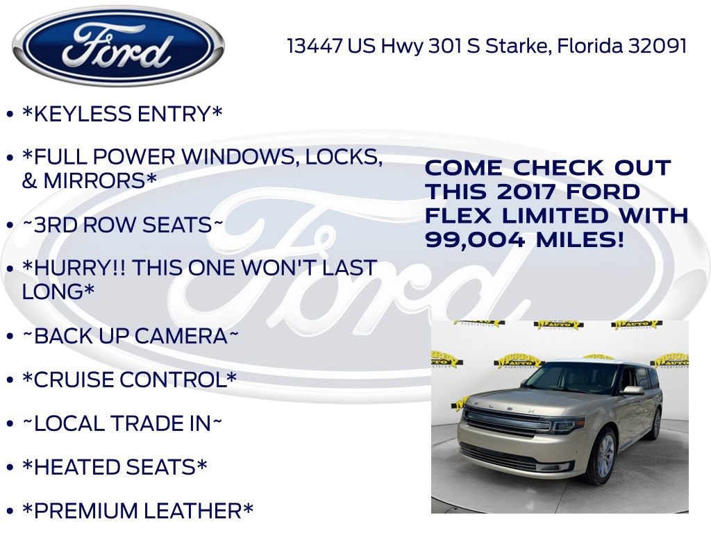 Certified 2017 Ford Flex Limited w/ Equipment Group 301A FWD image 12