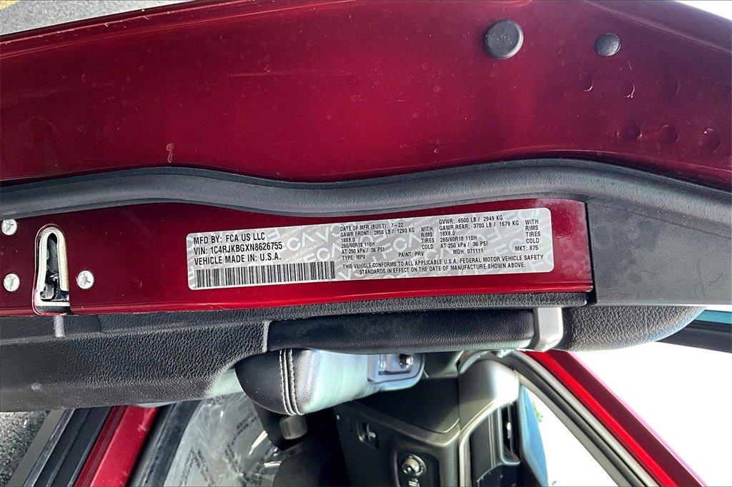 Used 2022 Jeep Grand Cherokee L Limited image 33