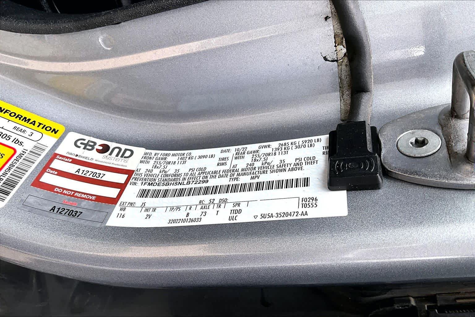 Certified 2022 Ford Bronco Outer Banks AWD/4WD image 34