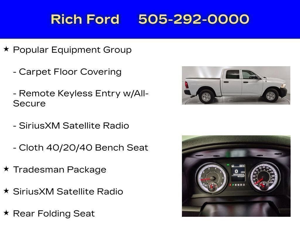 Used 2023 RAM 1500 Tradesman w/ Popular Equipment Group RWD image 93