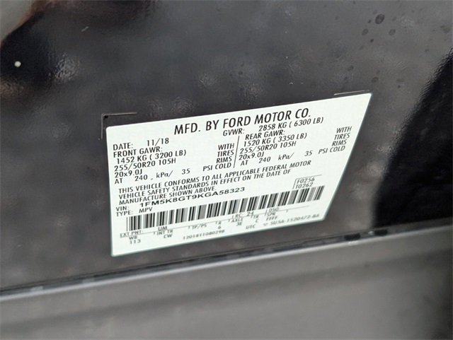 Certified 2019 Ford Explorer Sport w/ Ford Safe & Smart Package image 18